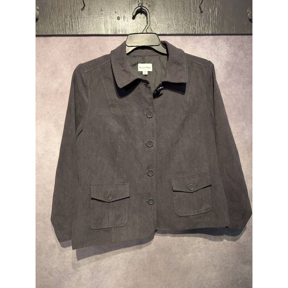 Studio Works Soft Button-Down Jacket/Blazer 14 - image 1